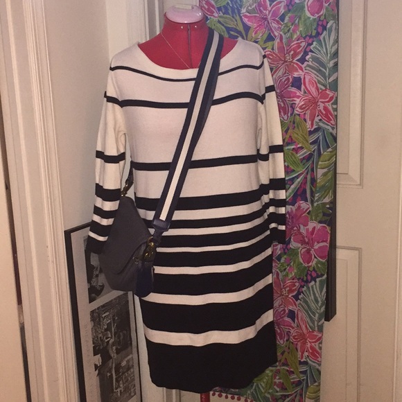 Joe Fresh Striped Sweater Dress - Picture 1 of 5